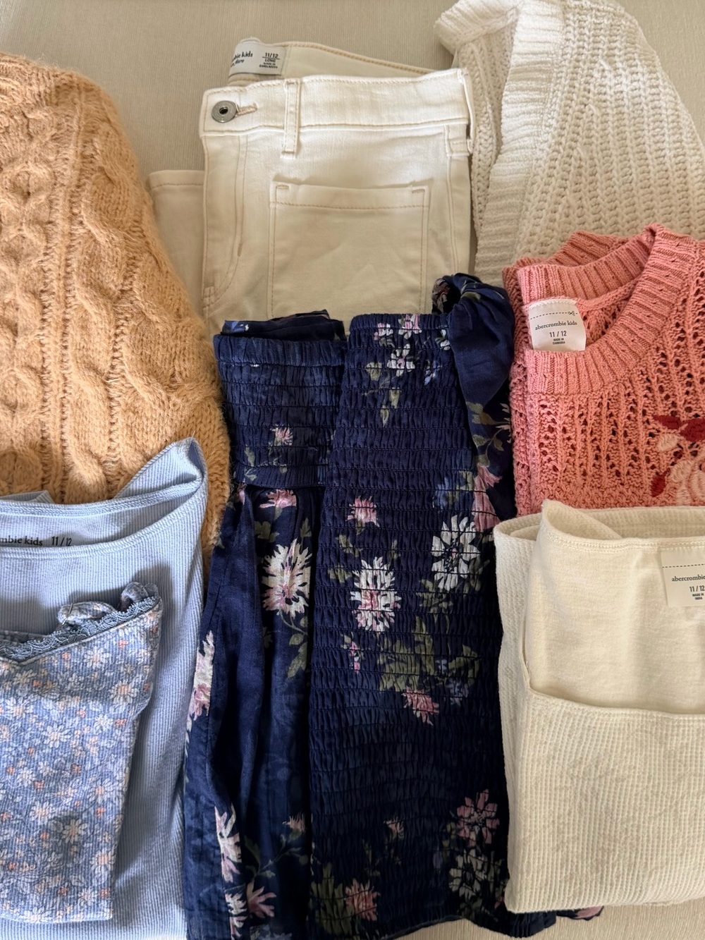 Abercrombie Kids Zara Clothing Bundle Sweaters Cardigan Tank Sets Size 12